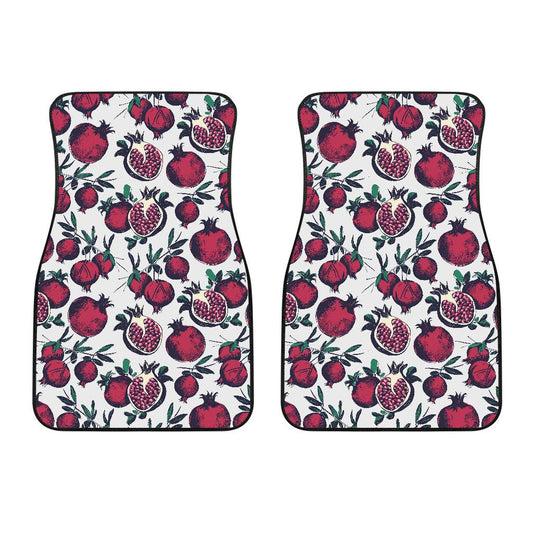 Pomegranate Pattern Print Design PG01 Car Floor Mats-JORJUNE.COM