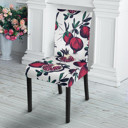 Pomegranate Pattern Print Design PG01 Dining Chair Slipcover-JORJUNE.COM