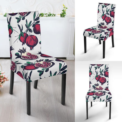 Pomegranate Pattern Print Design PG01 Dining Chair Slipcover-JORJUNE.COM
