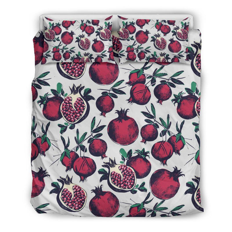 Pomegranate Pattern Print Design PG01 Duvet Cover Bedding Set-JORJUNE.COM