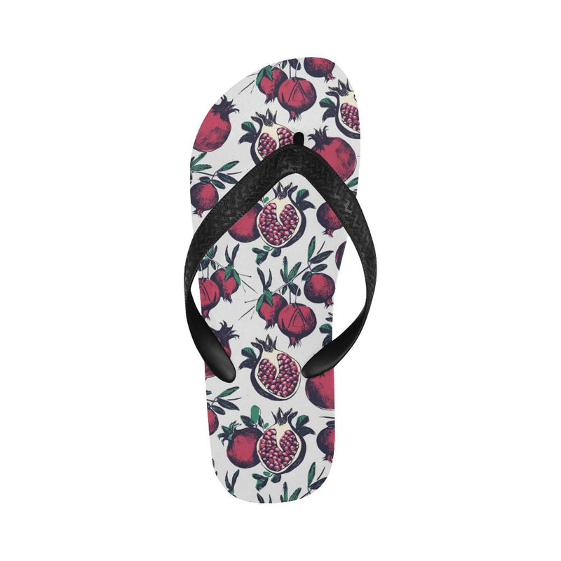 Pomegranate Pattern Print Design PG01 Flip Flops-JorJune