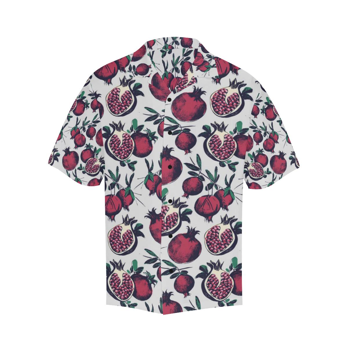 Pomegranate Pattern Print Design PG01 Men Hawaiian Shirt-JorJune