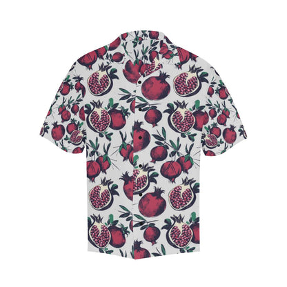 Pomegranate Pattern Print Design PG01 Men Hawaiian Shirt-JorJune