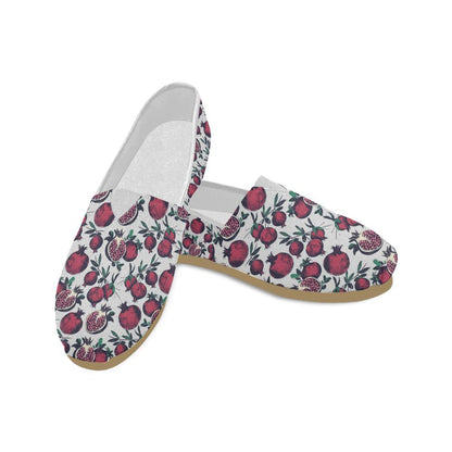 Pomegranate Pattern Print Design PG01 Women Casual Shoes-JorJune.com