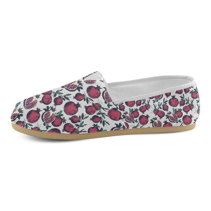 Pomegranate Pattern Print Design PG01 Women Casual Shoes-JorJune.com