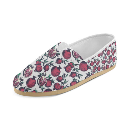 Pomegranate Pattern Print Design PG01 Women Casual Shoes-JorJune.com