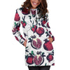 Pomegranate Pattern Print Design PG01 Women Hoodie Dress