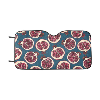 Pomegranate Pattern Print Design PG02 Car Sun Shade-JorJune