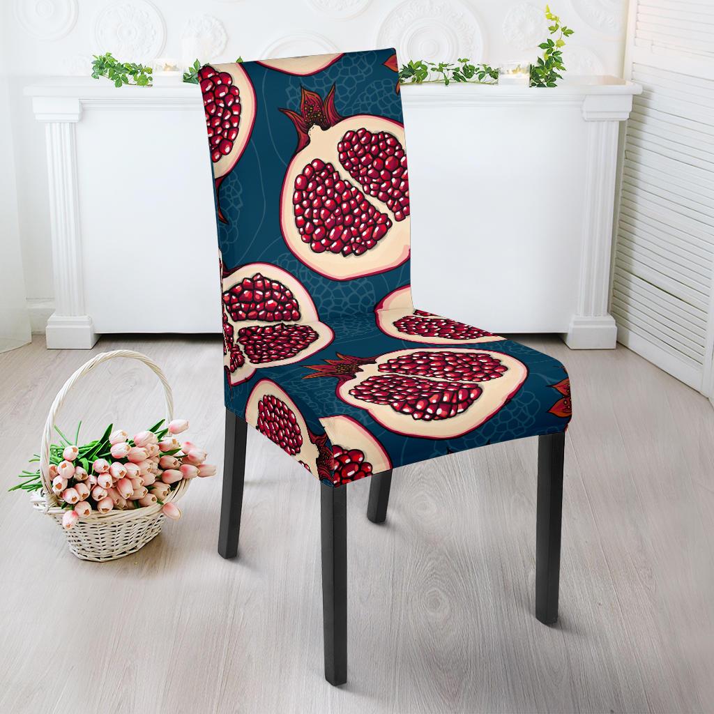 Pomegranate Pattern Print Design PG02 Dining Chair Slipcover-JORJUNE.COM