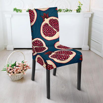 Pomegranate Pattern Print Design PG02 Dining Chair Slipcover-JORJUNE.COM