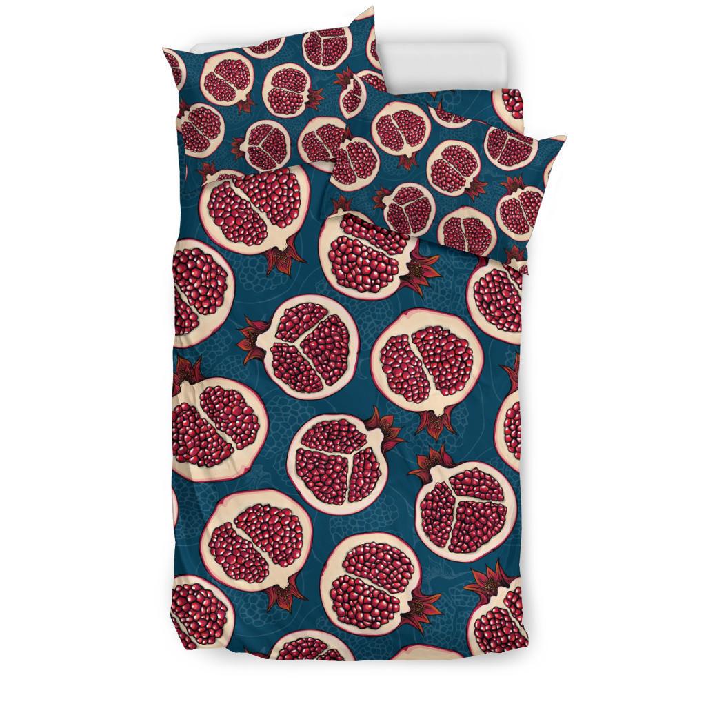 Pomegranate Pattern Print Design PG02 Duvet Cover Bedding Set-JORJUNE.COM