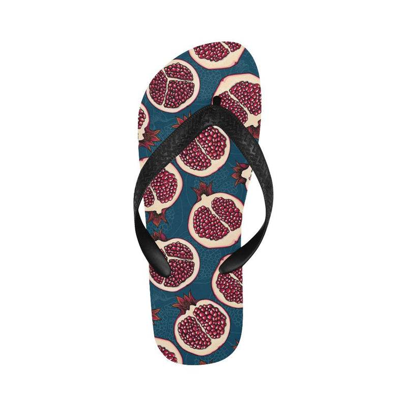 Pomegranate Pattern Print Design PG02 Flip Flops-JorJune