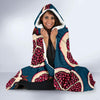 Pomegranate Pattern Print Design PG02 Hooded Blanket-JORJUNE.COM