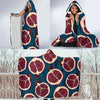 Pomegranate Pattern Print Design PG02 Hooded Blanket-JORJUNE.COM