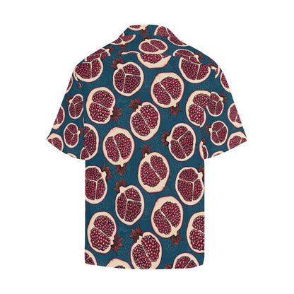 Pomegranate Pattern Print Design PG02 Men Hawaiian Shirt-JorJune