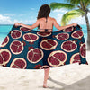 Pomegranate Pattern Print Design PG02 Sarong Pareo Wrap-JORJUNE.COM