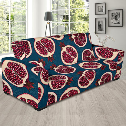 Pomegranate Pattern Print Design PG02 Sofa Slipcover-JORJUNE.COM