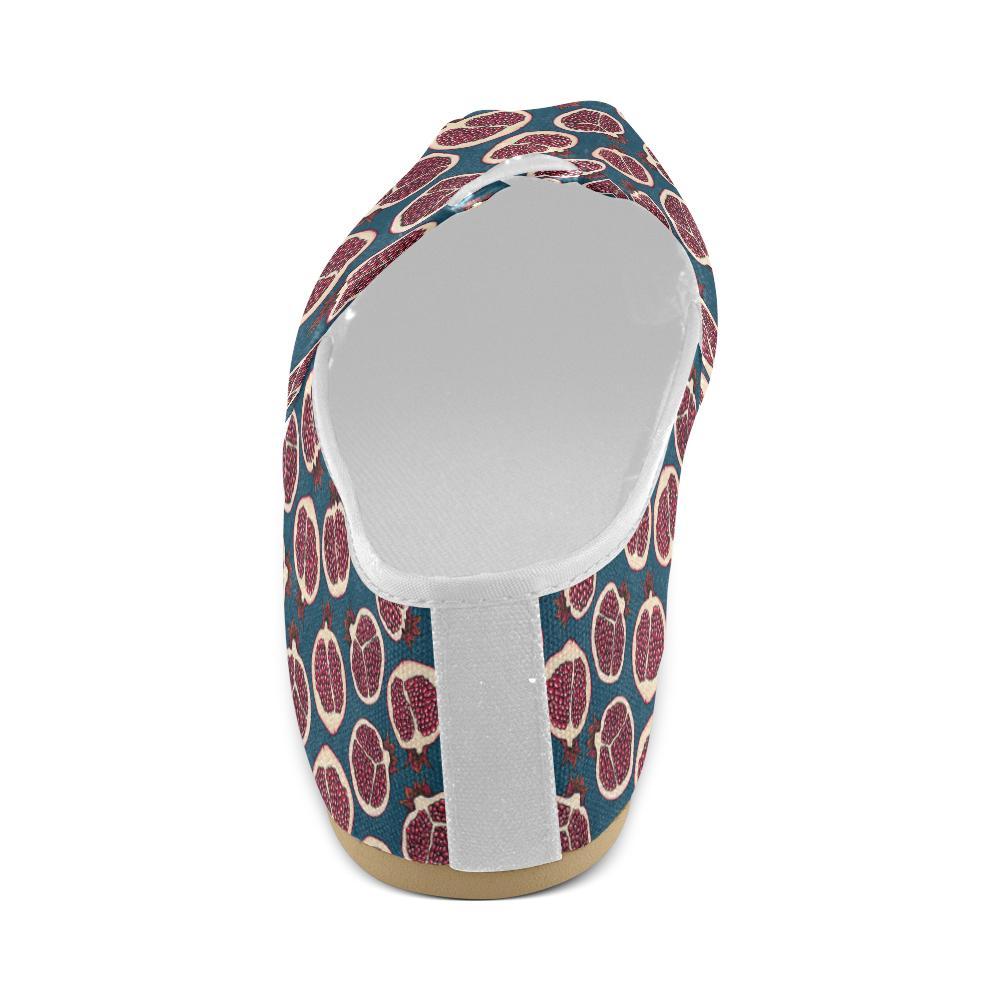 Pomegranate Pattern Print Design PG02 Women Casual Shoes-JorJune.com
