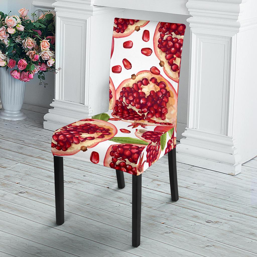 Pomegranate Pattern Print Design PG03 Dining Chair Slipcover-JORJUNE.COM