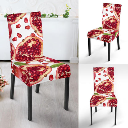 Pomegranate Pattern Print Design PG03 Dining Chair Slipcover-JORJUNE.COM
