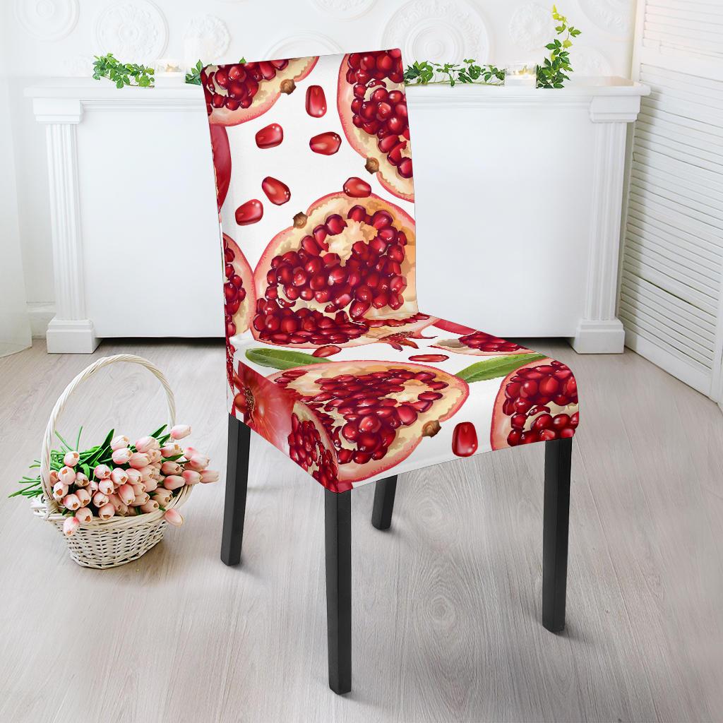 Pomegranate Pattern Print Design PG03 Dining Chair Slipcover-JORJUNE.COM
