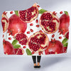 Pomegranate Pattern Print Design PG03 Hooded Blanket-JORJUNE.COM