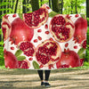 Pomegranate Pattern Print Design PG03 Hooded Blanket-JORJUNE.COM