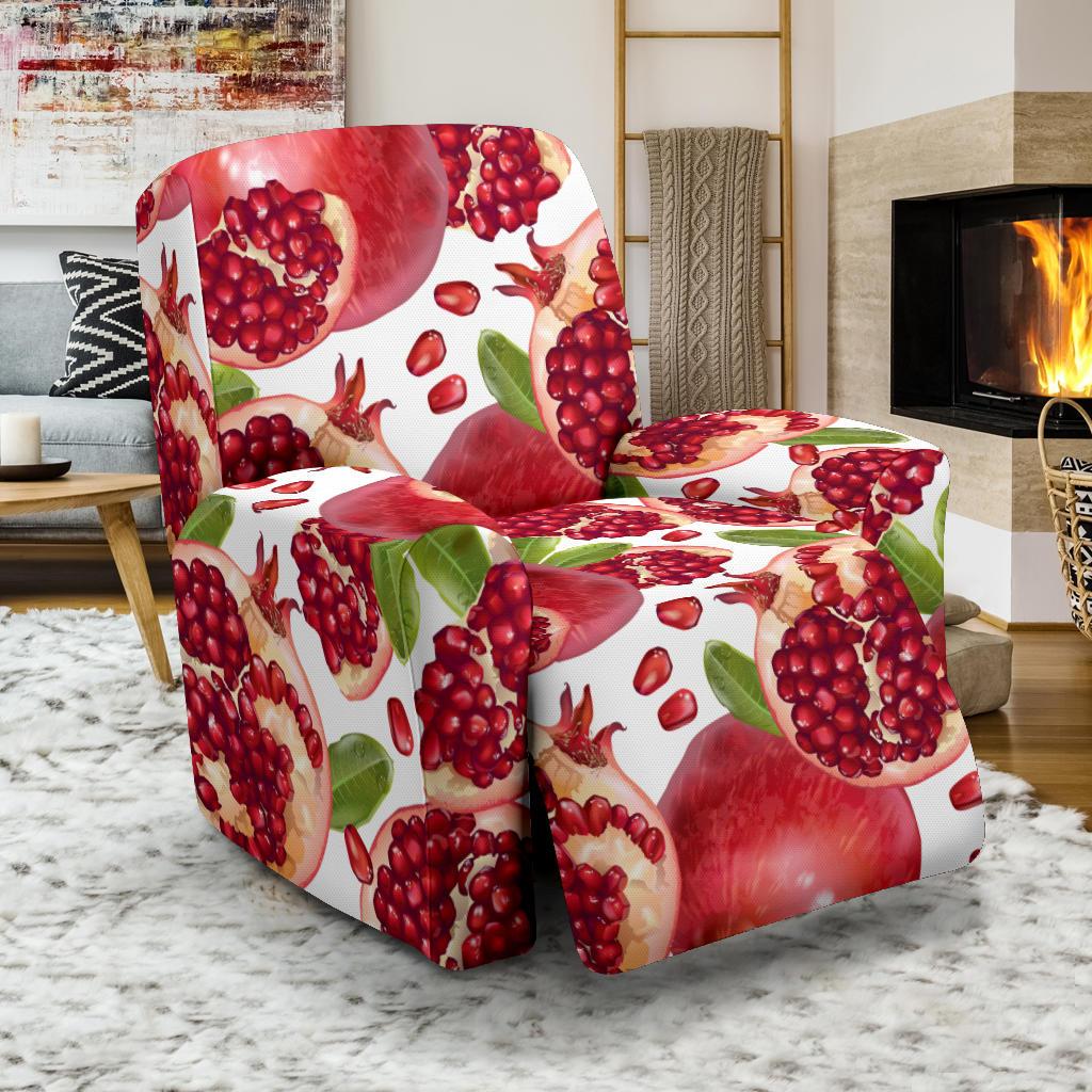 Pomegranate Pattern Print Design PG03 Recliner Slipcover-JORJUNE.COM