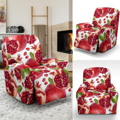 Pomegranate Pattern Print Design PG03 Recliner Slipcover-JORJUNE.COM