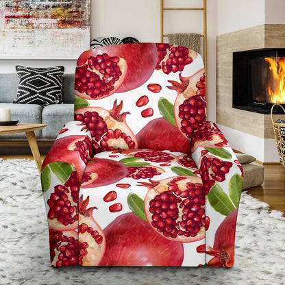 Pomegranate Pattern Print Design PG03 Recliner Slipcover-JORJUNE.COM
