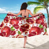 Pomegranate Pattern Print Design PG03 Sarong Pareo Wrap-JORJUNE.COM