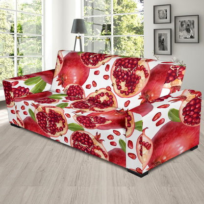 Pomegranate Pattern Print Design PG03 Sofa Slipcover-JORJUNE.COM