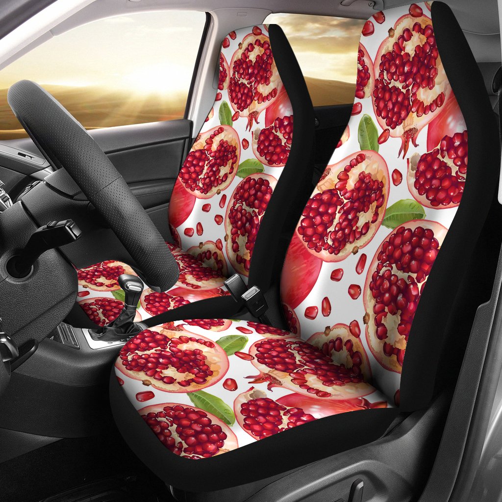 Pomegranate Pattern Print Design PG03 Universal Fit Car Seat Covers-JorJune