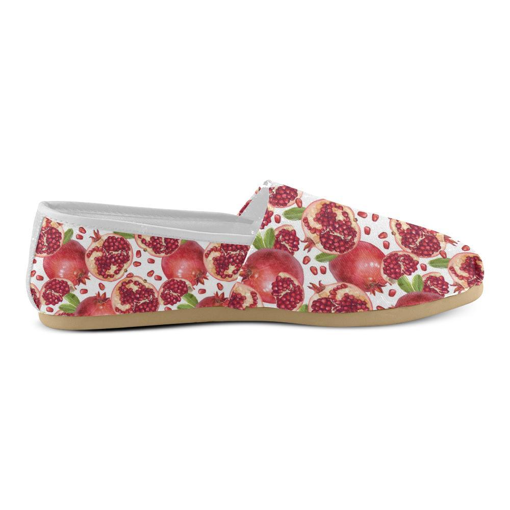 Pomegranate Pattern Print Design PG03 Women Casual Shoes-JorJune.com