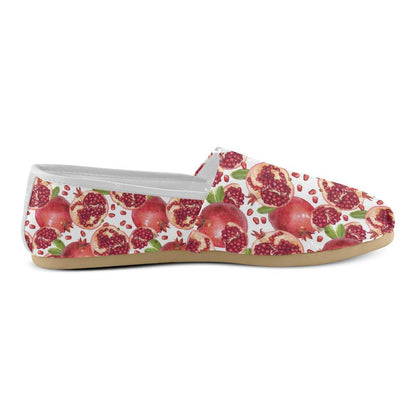 Pomegranate Pattern Print Design PG03 Women Casual Shoes-JorJune.com