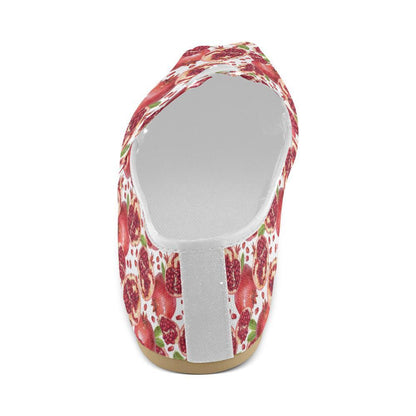 Pomegranate Pattern Print Design PG03 Women Casual Shoes-JorJune.com