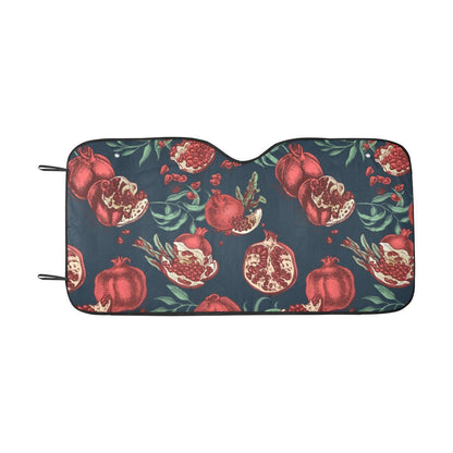 Pomegranate Pattern Print Design PG04 Car Sun Shade-JorJune