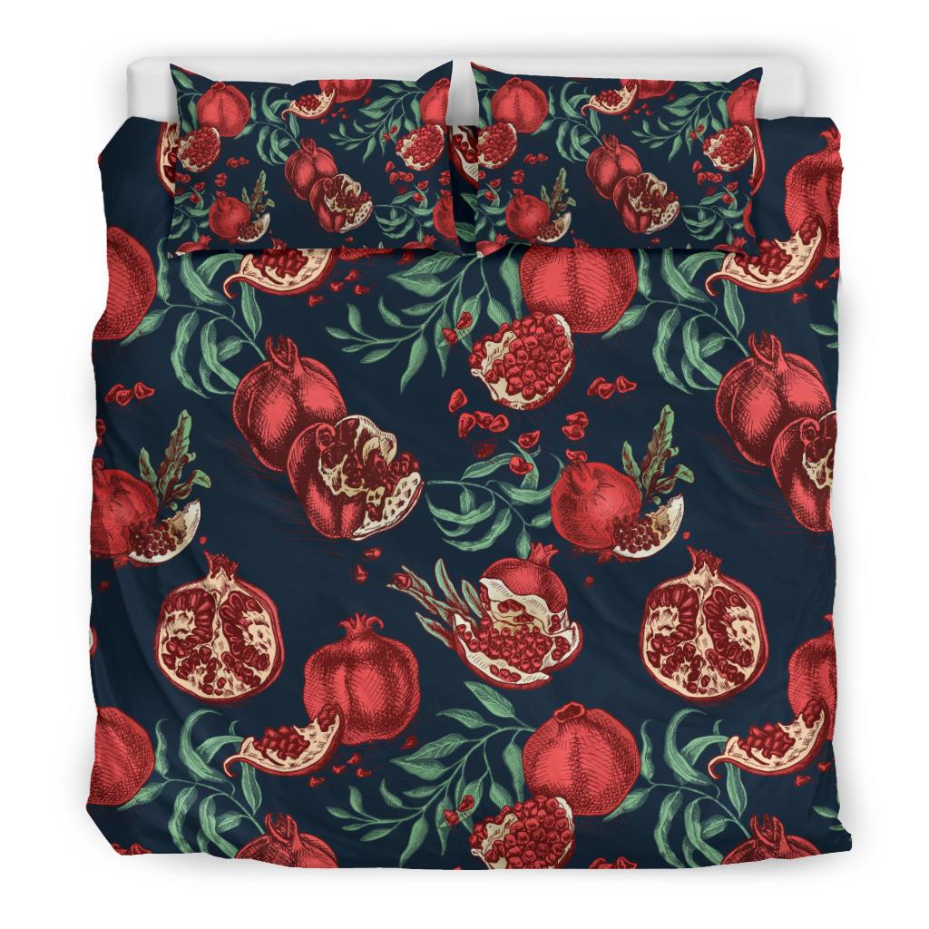 Pomegranate Pattern Print Design PG04 Duvet Cover Bedding Set-JORJUNE.COM
