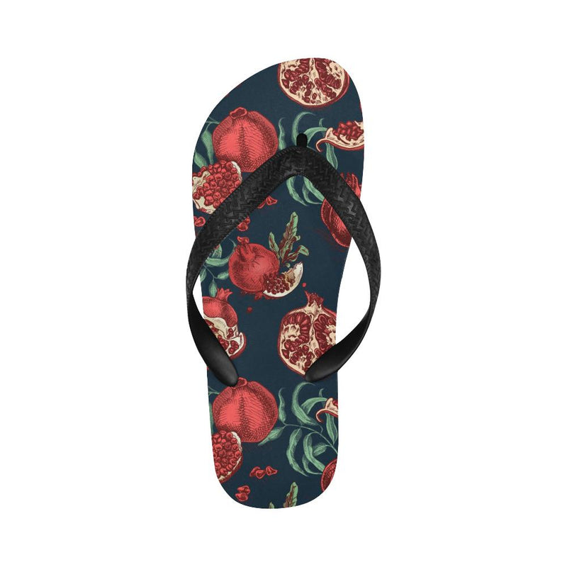 Pomegranate Pattern Print Design PG04 Flip Flops-JorJune