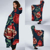 Pomegranate Pattern Print Design PG04 Hooded Blanket-JORJUNE.COM