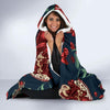 Pomegranate Pattern Print Design PG04 Hooded Blanket-JORJUNE.COM