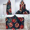 Pomegranate Pattern Print Design PG04 Hooded Blanket-JORJUNE.COM