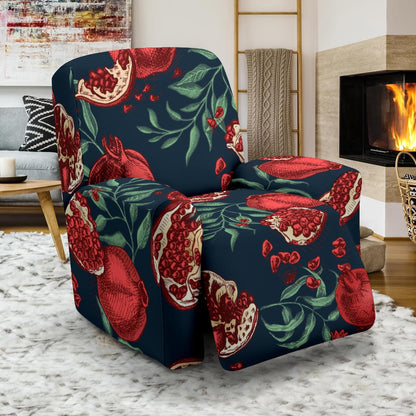 Pomegranate Pattern Print Design PG04 Recliner Slipcover-JORJUNE.COM