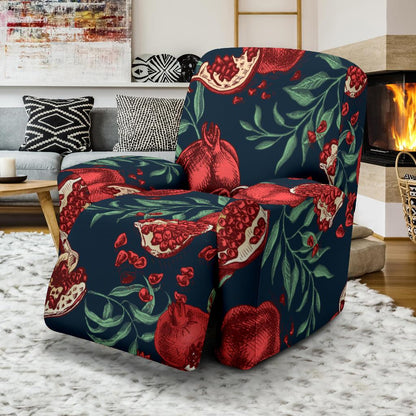 Pomegranate Pattern Print Design PG04 Recliner Slipcover-JORJUNE.COM