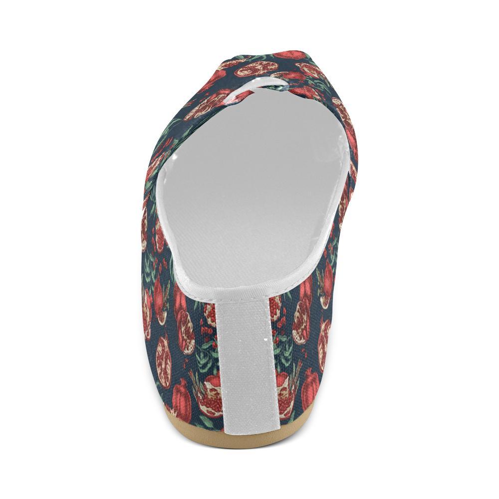 Pomegranate Pattern Print Design PG04 Women Casual Shoes-JorJune.com