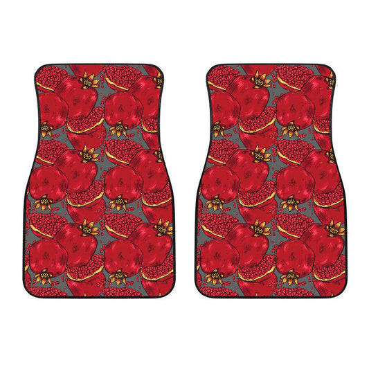 Pomegranate Pattern Print Design PG05 Car Floor Mats-JORJUNE.COM