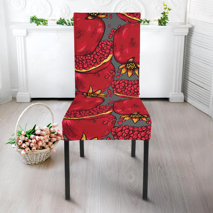 Pomegranate Pattern Print Design PG05 Dining Chair Slipcover-JORJUNE.COM