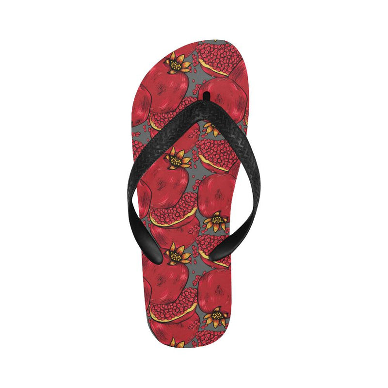 Pomegranate Pattern Print Design PG05 Flip Flops-JorJune