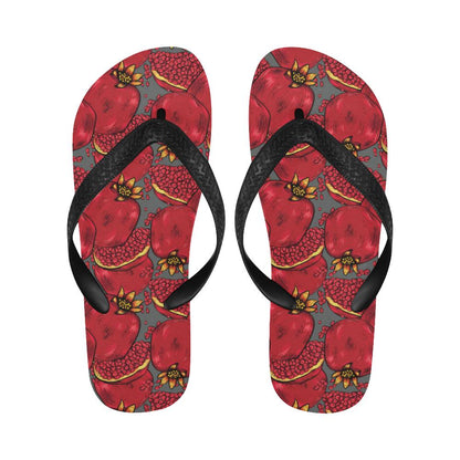 Pomegranate Pattern Print Design PG05 Flip Flops-JorJune