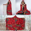 Pomegranate Pattern Print Design PG05 Hooded Blanket-JORJUNE.COM